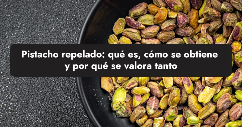 Pistacho repelado: qué es, cómo se obtiene y por qué se valora tanto